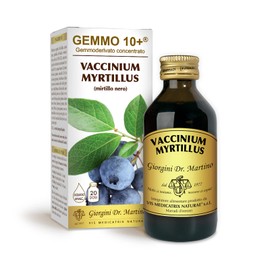 Dr Giorgini Integratore Alimentare, Mirtillo Nero Gemmoderivato Concentrato Liquido Analcoolico - 100 ml