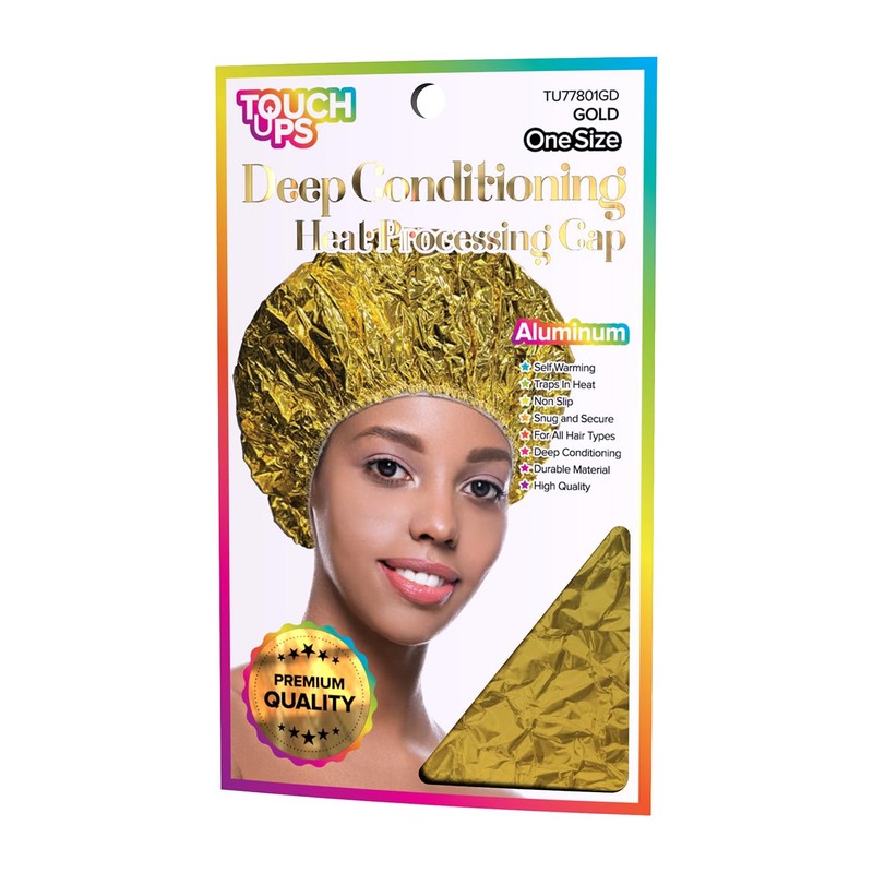 TouchUps Deep Conditioning Heat Processing Cap Self Warming Non-Slip All