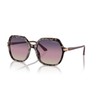 Vogue Eyewear VO5561S Sunglasses, Pink Tortoise/Tri Gradient Brown/Violet/Blue, 56 mm