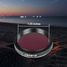 Svbony SV220 Dual Narrowband Filter, 1.25" 7nm H-Alpha OIII Filter, Reduces Light Pollution, Suitable for Color CMOS Cameras, Telescope Filter for Deep Sky Astrophotography