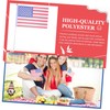 Sosoport Usa Flags 100pcs Handheld Flags Rainproof Fade-resistant Ideal for
