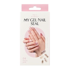 Nail Closet, My Gel Seals, 28 Pieces, Nail Gel Nails, Curing Type, Easy, Popular, Single Color, LED Light for Korea, Compatible with Gel Nails, UV Light, Gelnails, Household, Self Nail, Gel Lamp,
