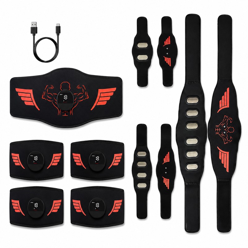 EMS Muscle Stimulator Belt for Massage & Relaxation – Adjustable