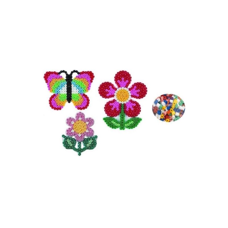 Hama Midi Ironing Beads 3 Pin Plates in Bag 5