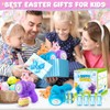 2 Pack Easter Bubble Gun Machine for Toddlers, Easter Basket