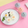 Fayelume Egg Boiler Mold, Boiled Egg Shaper, 4PCS Egg Cooker