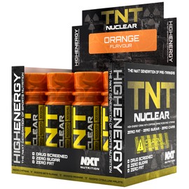 NXT Nutrition NXT Nutrition TNT Nuclear Shots - Pre Workout Drink 12 x 60ml | Orange