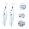 DOITOOL Cooking Utensils Fishbone Tweezers Portable Stainless Steel 2 Pack