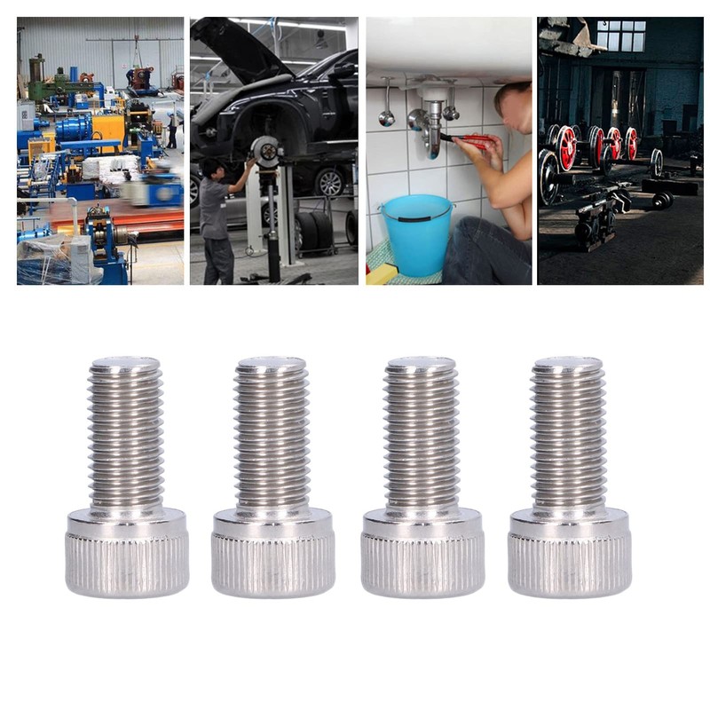4-Piece Screws Set, Allen Screws with Hexagon Socket, A2 Stainless