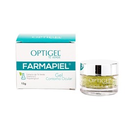 OPTIGEL Contorno de Ojos I Gel Reafirmante 15 g | Tratamiento Antiarrugas Ayuda a disminuir Bolsas, Ojeras, Líneas de Expresión I Aumenta la Elasticidad I Componentes Antiinflamatorios y Calmantes