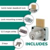 Olympus Lock 200DW Deadbolt Lock | 1-3/8" Chrome Key Lock