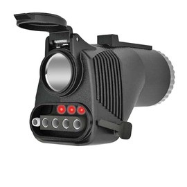 Reese Towpower 78119 Wiring Adapter, 7-Way to 5-Way & 4-Way Flat, w/LED Tester Adapter Built-in 12V Power Outlet.