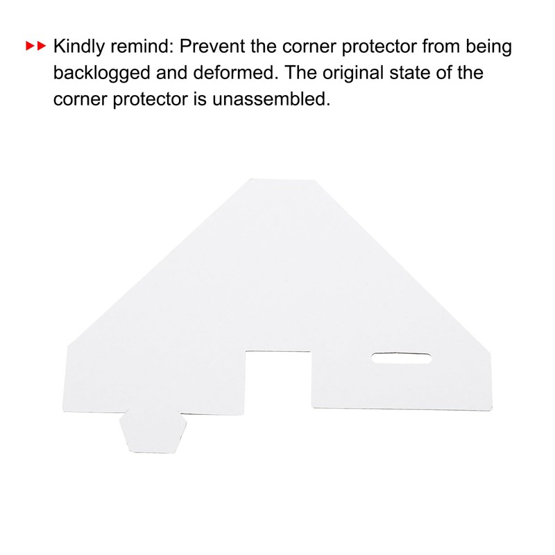 sourcing map Adjustable Cardboard Corner Protector, Cardboard Edges Protector 6x6x2.2cm