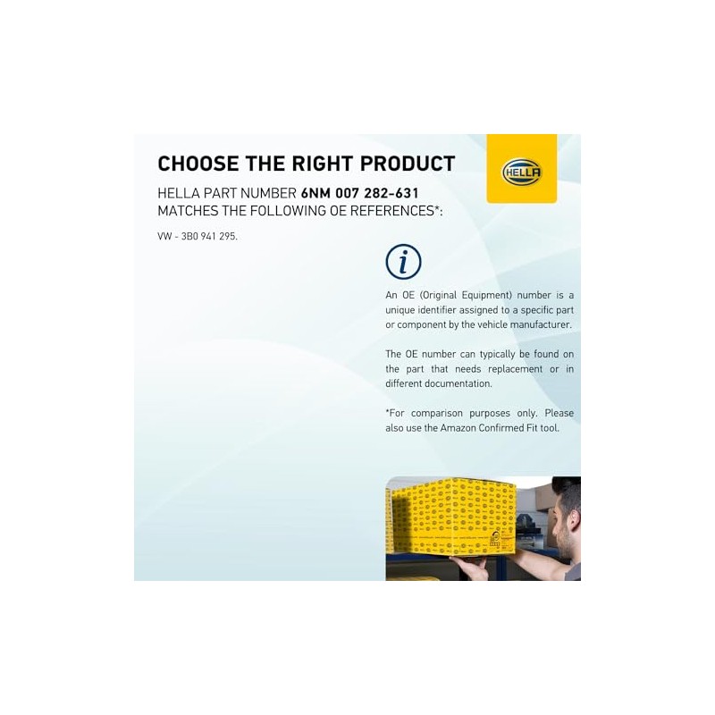 HELLA 6NM 007 282-631 Control, headlight range adjustment - 12V