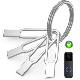 Aieted 4 Pack Blink Doorbell Key Replacement Tool,Blink Doorbell Opening Tool,Blink Doorbell Pin Tool,Compatible With Blink Video Doorbell,Release Tool Removal Pin Security Key Tool