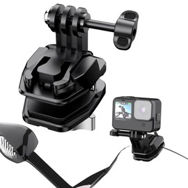 Motorcycle GoPro Mount, Motorcycle Windscreen Clip Mount, Quick Release Clip Mount, Aluminium Alloy Motorcycle Windshield Camera Clip for GoPro Hero 12/11/10/9