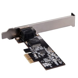 Akasa 2.5 Gigabit PCIe Network Card | 10/100/1000/2500 Mbps | RJ45 Ethernet port | Support Low Profile Case | Compatible with Windows 7/8.X / 10 Linux 4.x or later | AK-PCCE25-01