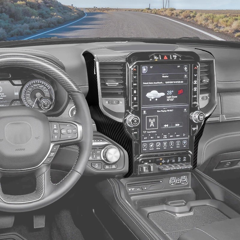 RT-TCZ Center Console Navigation GPS Side Cover Trim Decoration Interior