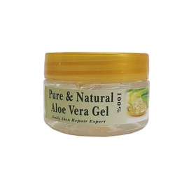 R V Essential Reines Aloe Vera Gel (50g+50g) Zweierpackung - Für junge und strahlende Haut (ungiftig und chemikalienfrei) Pure Aloe Vera Gel