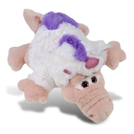 DolliBu Pink Alligator Unicorn Plush Stuffed Animal Toy - Super Soft Alligator Unicorn Dress Up with Removable Plush Unicorn Outfit, Cute Fantasy Wildlife Gift with White Unicorn Dress - 14 Inches