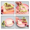 CHEFZOCO Sandwich Cutter Heart Shape Non-Stick Plastic and Stainless Steel