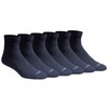 Dickies Men's Dri-Tech Moisture Control Quarter Socks Multi-Pack, Essential Worker