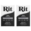 Rit, Black Purpose Powder Dye, 1-1/8 oz (Тwo Рack)