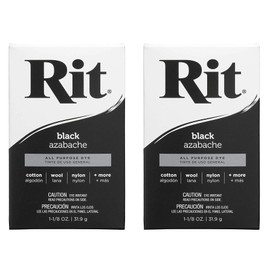 Rit, Black Purpose Powder Dye, 1-1/8 oz (Тwo Рack)