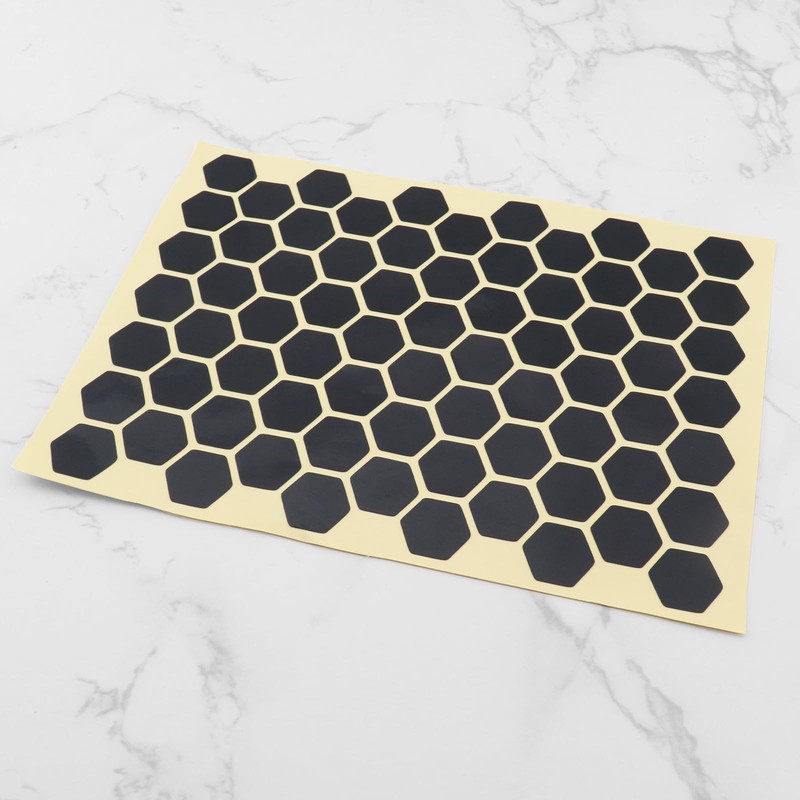 SG Store 72-Piece Reflective Sticker Set with High Visibility Honeycomb