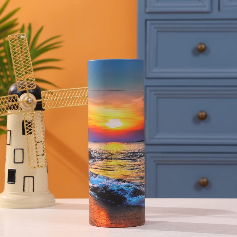 Youdear Service Ocean Sunset Scattering Urn – Biodegradable Scatter Tube