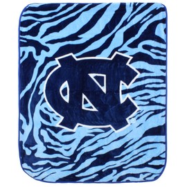 College Covers North Carolina Tar Heels Raschel Throw Blanket, 60 in by 50 in