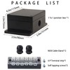 YETLEBOX Watertight Junction Box, IP67 Waterproof Electrical Project Box with