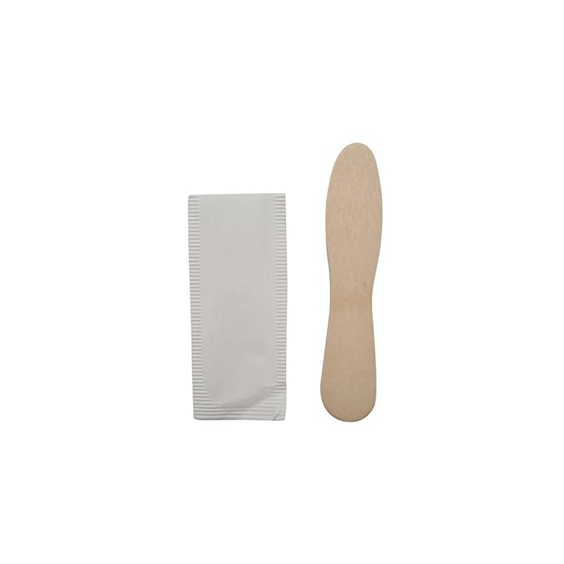 Yolli Wooden Ice Cream Spoons/Spades - Individually Wrapped -500 Pcs