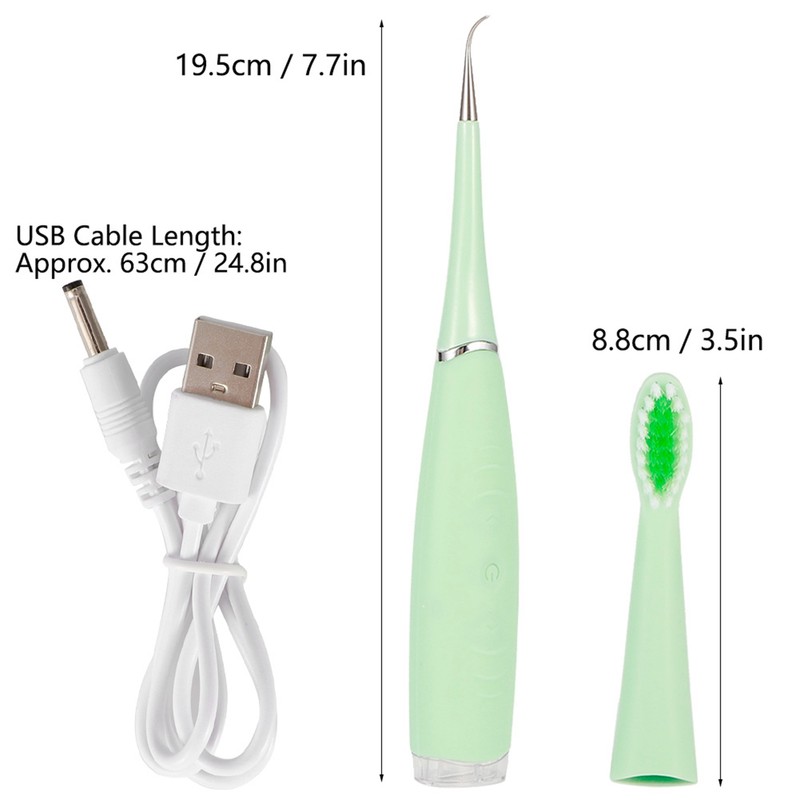 Electric Dental Cleaner Calculus Plaque Tartar Tooth Stains Removal Oral