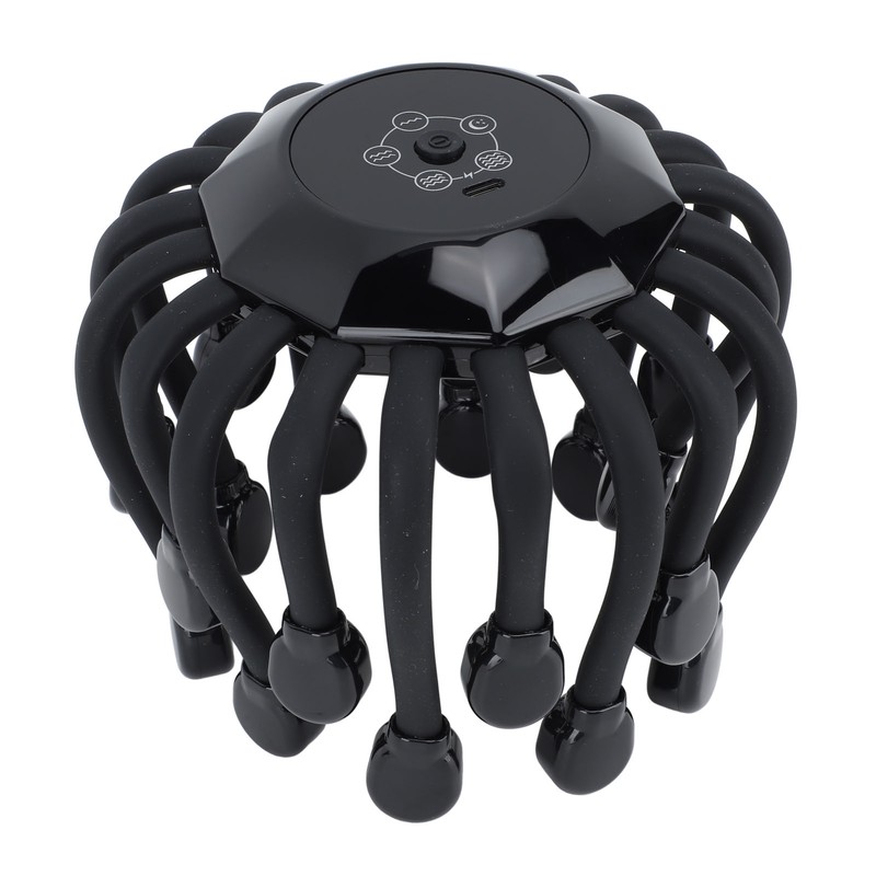 Electronic Claw Head Massager Intelligent Musical Sound Red Ray Decompression