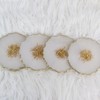 Set of 4 Handmade Resin Coasters, Geode Coasters, Drinks Stand,