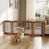 HOOBRO Indoor Dog Gate with Support Feet, 24 Inch 4