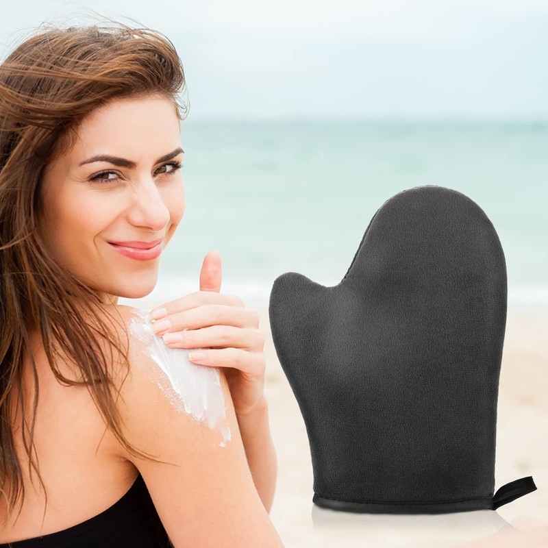 WLLHYF Self Tanning Mitt Applicator, Self Tanner Gloves 3D Design