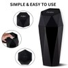 Car Trash Can with Lid, Small Automatic Portable Cup Holder