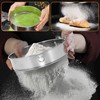 Gsakskdsap 2 Pieces Flour Sieve Stainless Steel, Fine Flour Sieve,