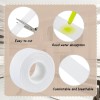 Jecery Self-Adhesive Shirt Collar Protector Disposable Collar Protector Invisible Sweat