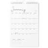 Calendar 2025-11x17 Vertical 2025 Wall Calendar Runs Until June 2026