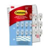 Command Small Wire Hooks, Clear, 15 Hooks/Pack (17067CLR-15NA)