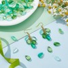 PH PandaHall 160PCS Teardrop Glass Beads, 8 Colors Water Drop