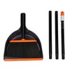 TreeLen Angle Broom and Dustpan Set, Dust Pan Snaps On