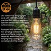 10FT E26/E27 Waterproof Pendant Lamp Cord with Ceiling Hooks &