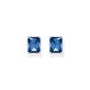 THOMAS SABO Women Ear studs blue stone silver 925 Sterling