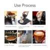 Coffee Tamper 58mm Handle Stainless Steel Ergonomic Coffee Press Tamper
