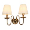 Aiwen 2-Light Bedroom Wall Lamps Polished Solid Brass Finish Wall