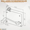 markiso® Transmission Winder with Crank [Made in Germany] Roller Shutter